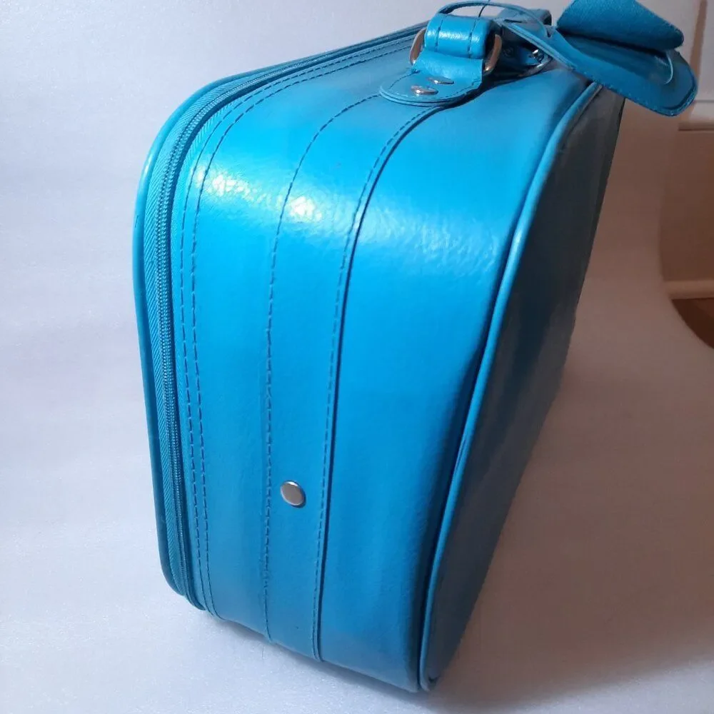 Vintage I heart love Grama kids Soft Suitcase Just Visiting Blue luggage Grandma